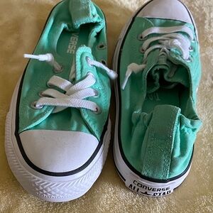 converse 2025 mint green converse kids